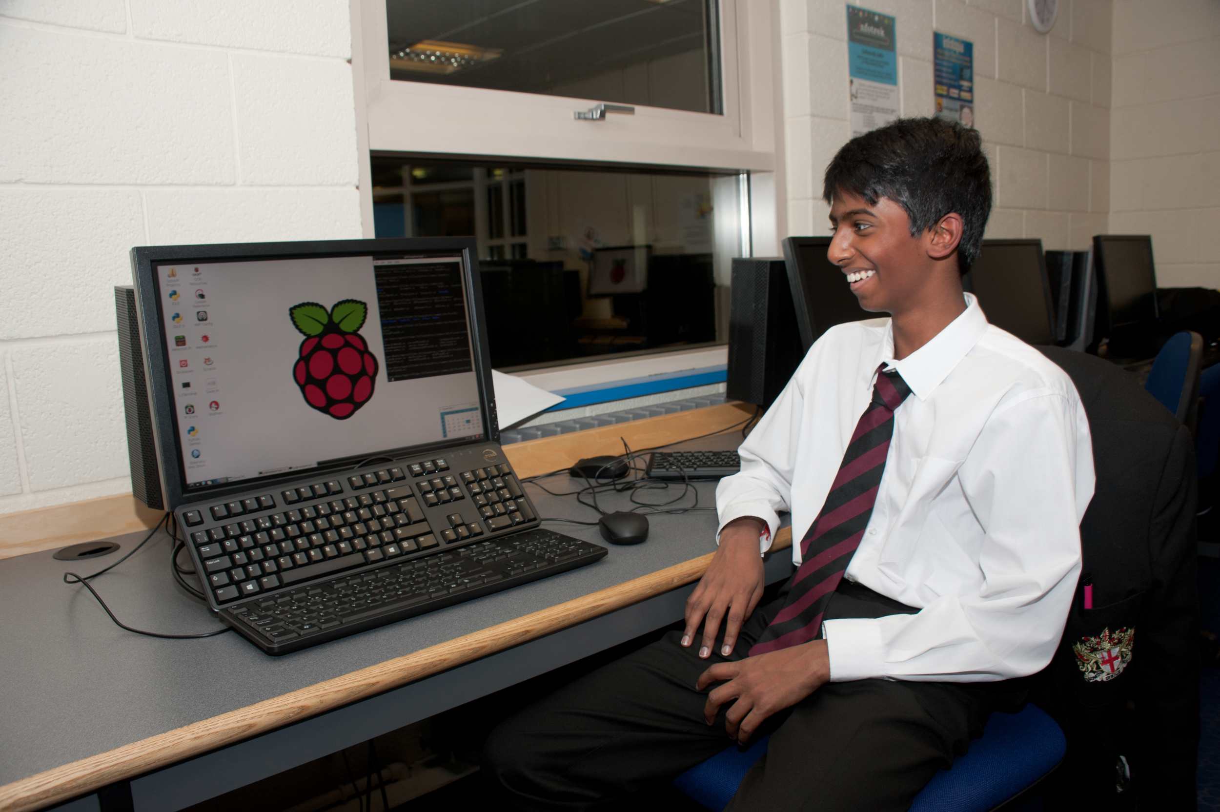 Students at the programming club